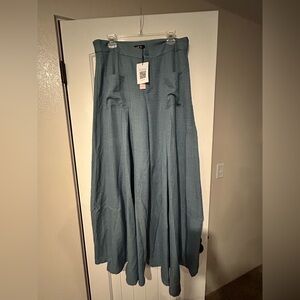 Micas Blue Wide Leg Pants
